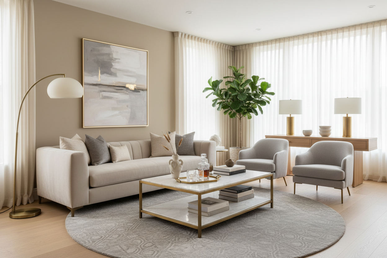 genera immagine  portfolio per  interior  designer